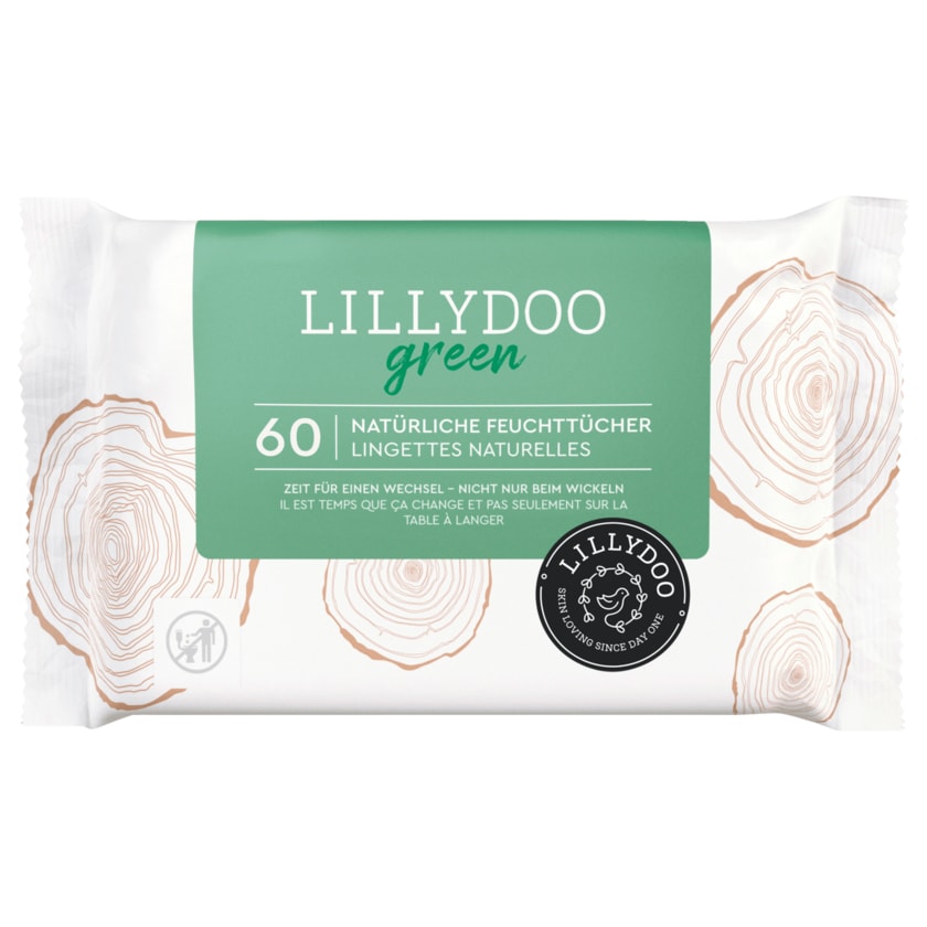 Lillydoo Green Feuchttücher 60 Stück
